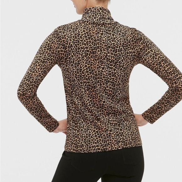 J. Crew cheetah print turtle neck classic preppy classic Size XS - Picture 5 of 5